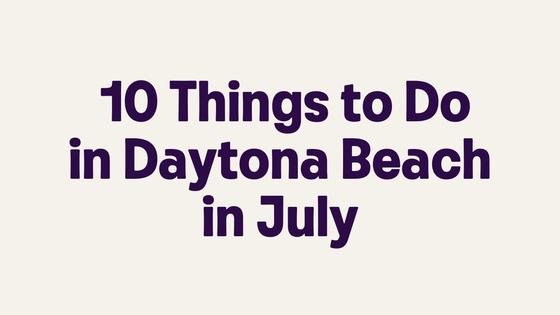 10 Things to Do in Daytona Beach in October