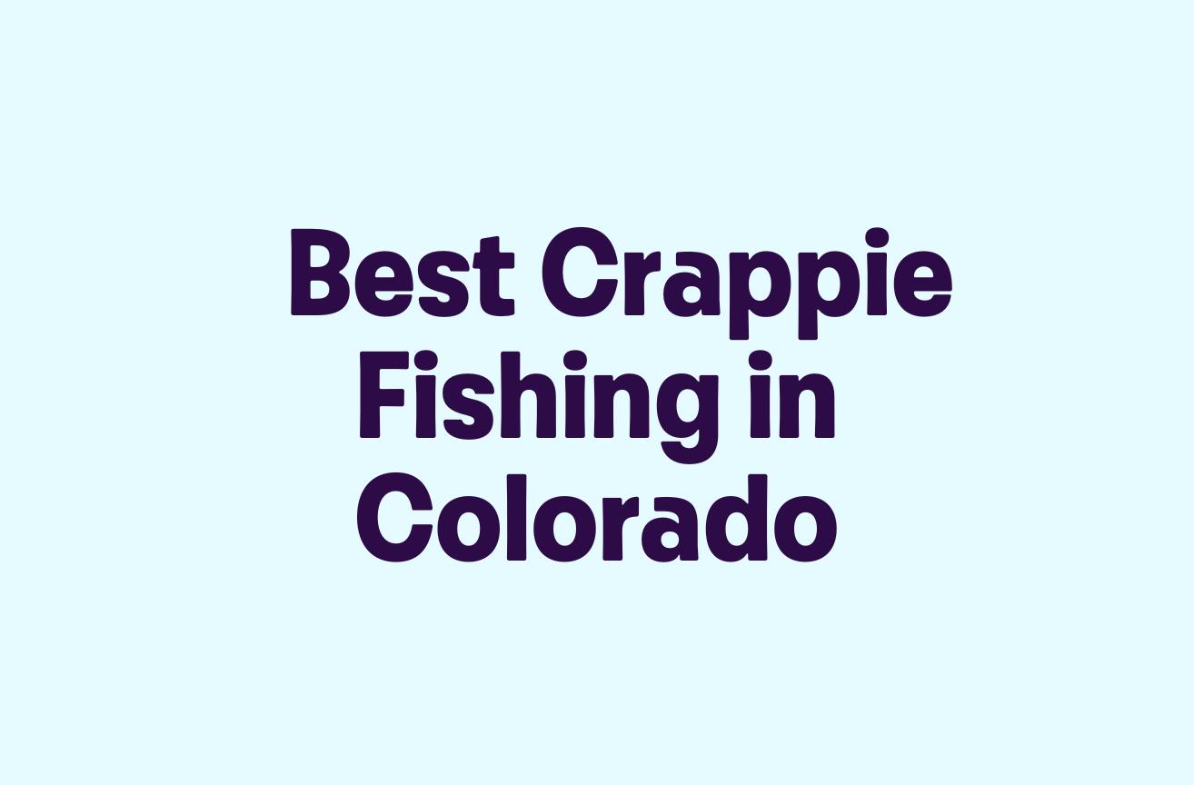 Best Crappie Fishing in Colorado