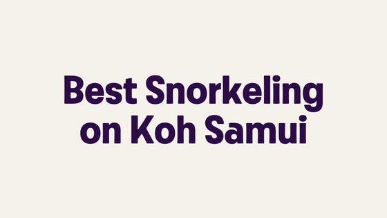 Best Snorkeling on Koh Samui