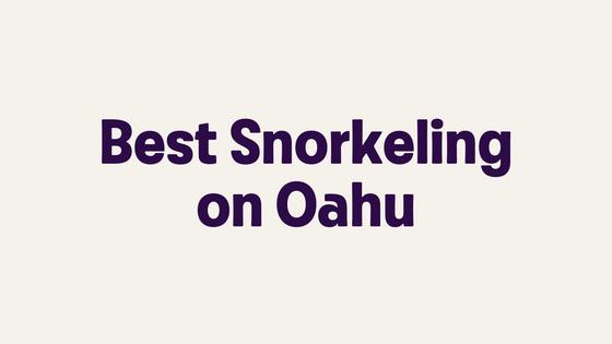Best Snorkeling on Oahu