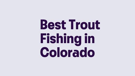 Best Trout Fishing in Colorado