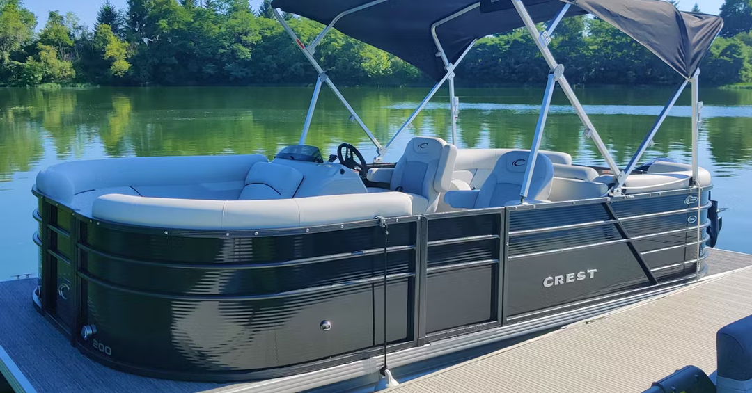 Fishing on Patoka Lake, Indiana