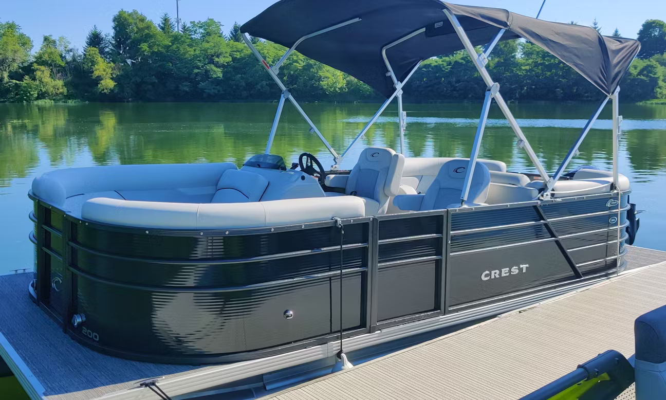 Fishing on Patoka Lake, Indiana