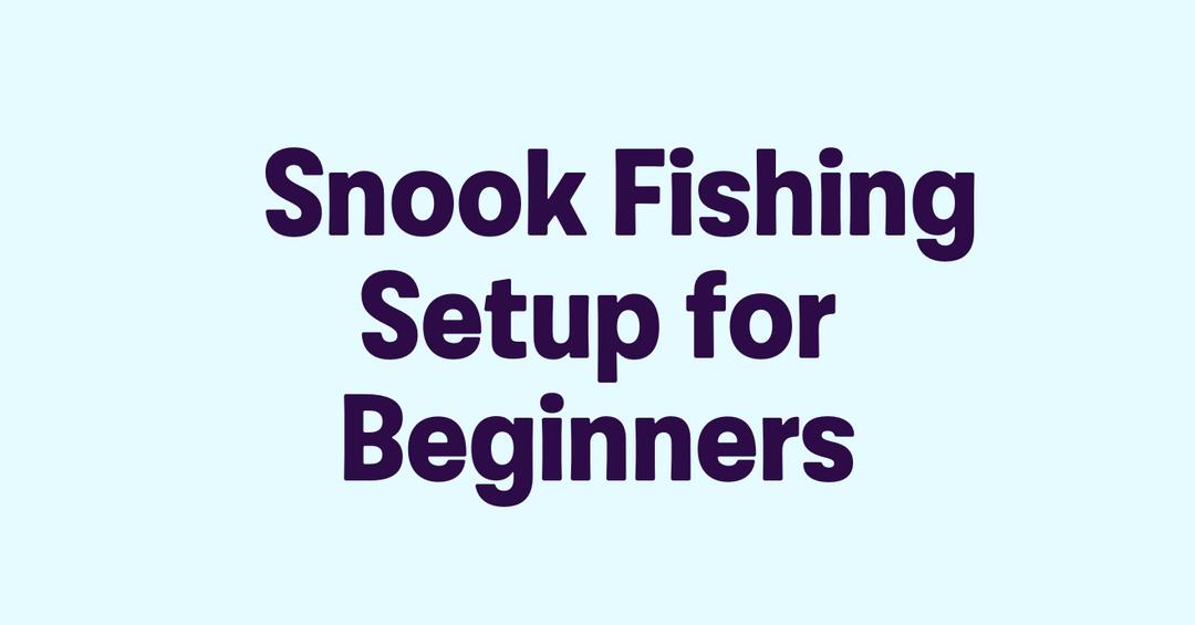 Snook Fishing Setup for Beginners